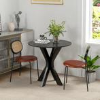 Eettafel - Stijlvol - Geschikt voor 2 personen - Zwart, Huis en Inrichting, Tafels | Eettafels, Ophalen of Verzenden, Nieuw, Modern