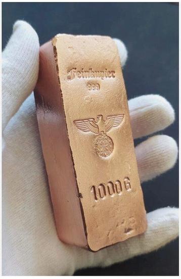 1 kilogram koper - .999 - Duitsland. (Zonder Minimumprijs) beschikbaar voor biedingen