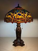 XXL Tiffany stijl tafellamp DRAGONFLY MAJESTY - ART NOUVEAU