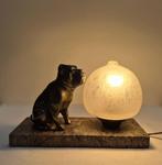 NO RESERVE - Hippolyte Moreau FRANJOU - Lampe - Marbre,, Antiquités & Art