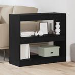 vidaXL Zwarte Eiken Boekenkast - 80x30x72 cm, Huis en Inrichting, Kasten | Boekenkasten, Verzenden, Nieuw