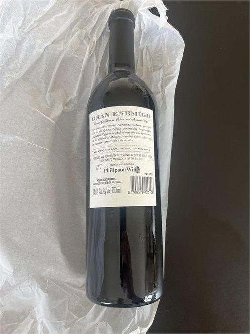 2017 Gran Enemigo - Mendoza - 1 Fles (0,75 liter), Verzamelen, Wijnen
