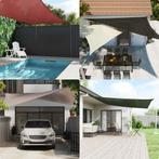 vidaXL Zonnezeil 160 g/m² rechthoekig 5x8 m HDPE geel, Tuin en Terras, Verzenden, Nieuw