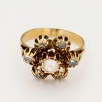 Ring - 14 karaat Geel goud - Diamant, Handtassen en Accessoires, Ringen, Nieuw