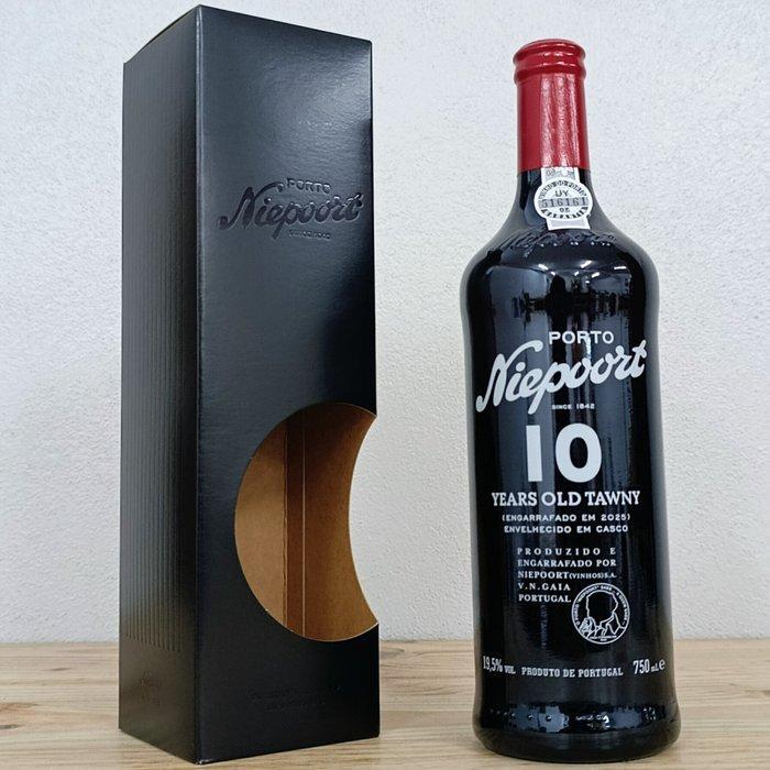 Niepoort - 10 years old Tawny - Porto - 4 Flessen (0.75, Verzamelen, Wijnen