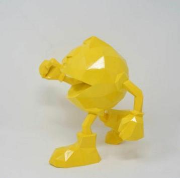Richard Orlinski (1966) - Sculpture, Pac Man Yellow - 18 cm
