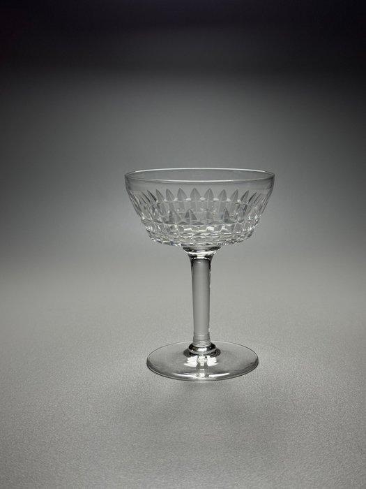 Val Saint Lambert - Champagneglas (6) - Service MERY -, Antiquités & Art, Art | Objets design