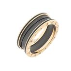 Rosé gouden ring;  BVLGARI, Handtassen en Accessoires, Ringen, Gebruikt, Overige kleuren, 19 tot 20, Ophalen of Verzenden