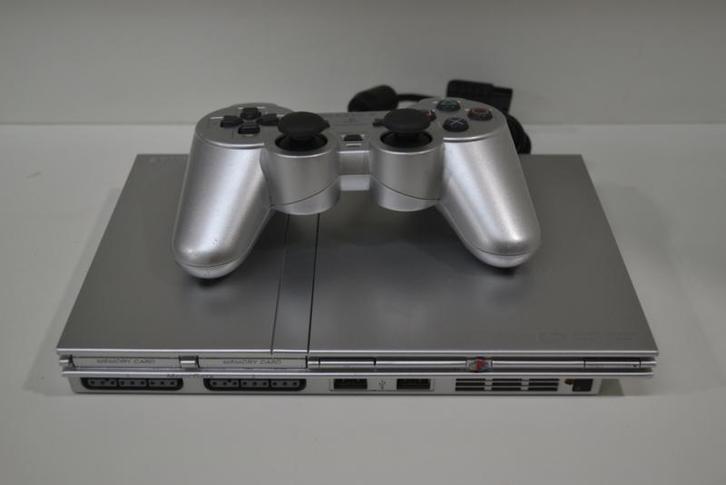 PlayStation 2 Console Slim  Set Silver, Games en Spelcomputers, Spelcomputers | Sony PlayStation 2