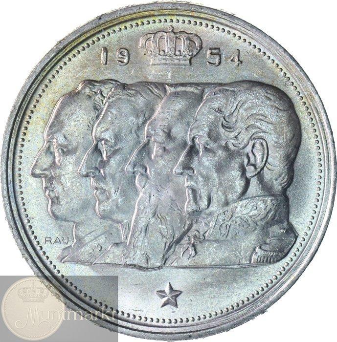 België. Leopold III. 100 Francs 1954 (Fr.) in PCGS slab MS64, Postzegels en Munten, Munten | Europa | Niet-Euromunten