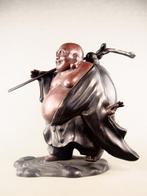 Hotei  Een van de Zeven Geluksgoden - Brons - Shun  -