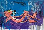 Freda People (1988-1990) - Pink Panther XXL, Antiek en Kunst, Kunst | Schilderijen | Modern