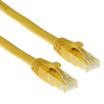ACT 1,5m Cat6 UTP Geel, Ophalen of Verzenden