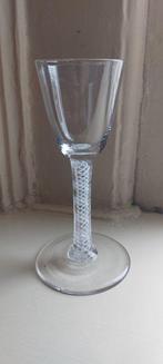 Wijnglas - 18e eeuws Engels slingerglas - Glas