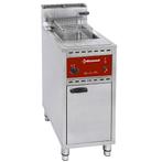 Gas friteuse 1 kuip 16 Lit. - op kast - D-FSM-16G/C, Verzenden, Nieuw in verpakking, Fornuis, Frituur en Grillen