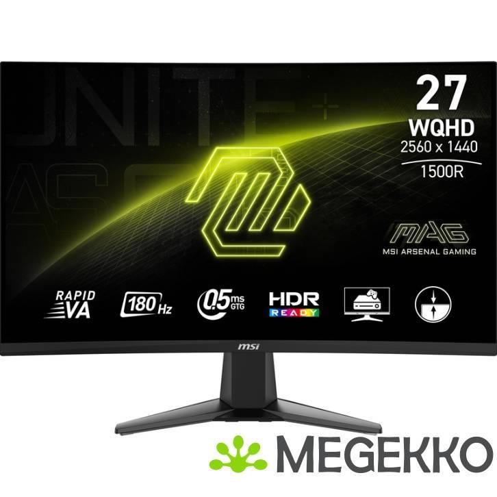 MSI MAG 27CQ6F Quad HD 180Hz Curved VA Gaming Monitor, Informatique & Logiciels, Ordinateurs & Logiciels Autre, Envoi