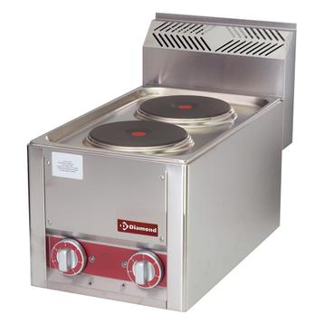 Kookfornuis | Elektrisch | 2 Platen | 4kW |, Verzenden