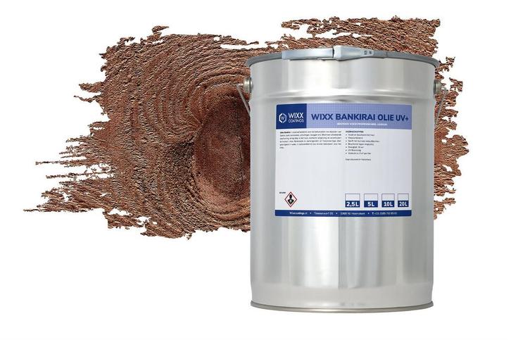 Wixx Bankirai Olie UV+ Donker Eiken 20L, Doe-het-zelf en Bouw, Verf, Beits en Lak, Nieuw, Verzenden