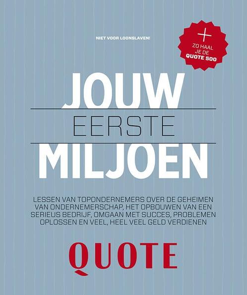 Jouw eerste miljoen 9789082213508 Martijn de Meulder, Boeken, Economie, Management en Marketing, Zo goed als nieuw, Verzenden