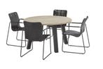 Taste by 4 Seasons Palma dining set antraciet met Derby, Tuin en Terras, Nieuw