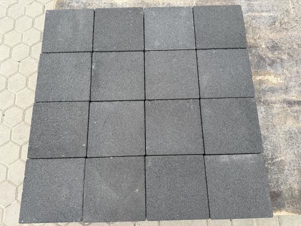 Veiling - 32,76 M2 Betonsteen Zwart 20x20x6 Cm, Tuin en Terras, Tegels en Klinkers, Nieuw