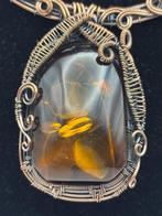 Zuiver koperen handgemaakte barnsteenketting - Halsketting