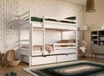 Stapelbed met Lade Nino - 2-persoons - 90 x 200 - Wit, Verzenden, Nieuw, Stapelbed