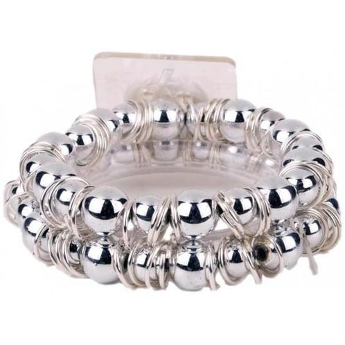 Corsage Polscorsage Gum Drops Zilver Zilveren Bruiloft, Huis en Inrichting, Woonaccessoires | Kunstplanten en Kunstbloemen, Nieuw