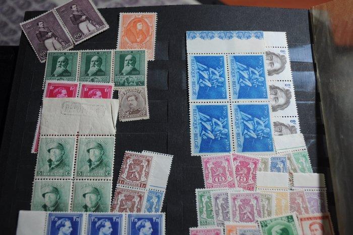 België - Partij met o.a. postfris, vellen, series, een DAVO, Postzegels en Munten, Postzegels | Europa | België