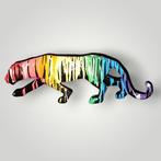 RED - Sculpture, Panther color - 40 cm - Résine - 2025