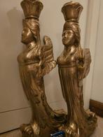sculptuur, Grande coppia Scultura dorata - grandi misure 62, Antiquités & Art