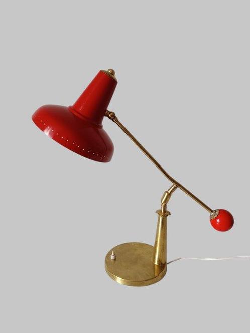 Tafellamp - Aluminium, Bakeliet, Messing, Antiek en Kunst, Antiek | Verlichting