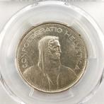 Suisse. Silver 5 Francs Coin Type I - PCGS Certified (AU58), Postzegels en Munten