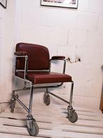 Stoel - Staal - Vintage medisch fauteuil