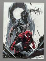 Matt Mattina - 1 Original drawing - Wolverine & Spiderman im, Nieuw