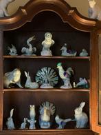 Herend - Beeldje - Pair of Fishnet rabbits - Porselein