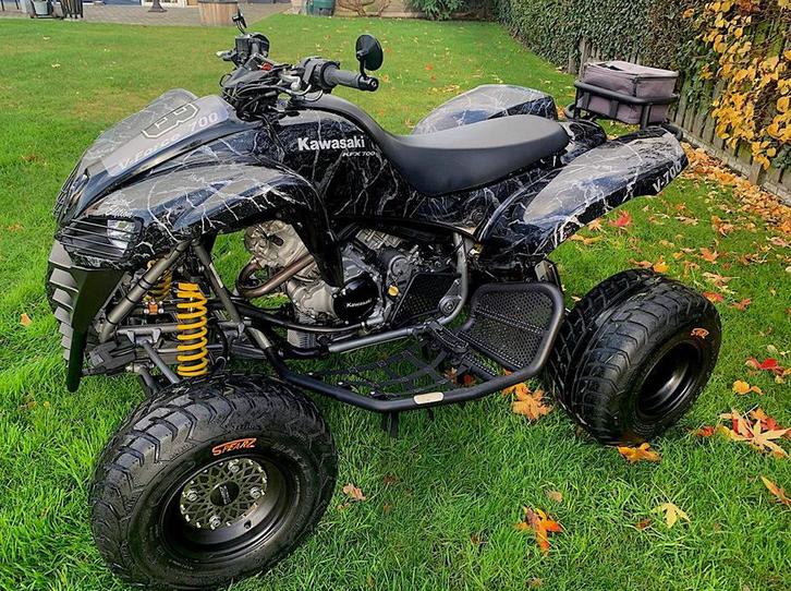 Veiling: quad Kawasaki KFX 700 (Marge), Motoren, Quads en Trikes, Ophalen