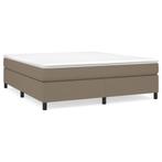 Bedframe 180x200 Stof Taupe | OP = OP | Retourkoopje, Huis en Inrichting, Bruin, Verzenden, Eenvoudige en strakke look, 180 cm