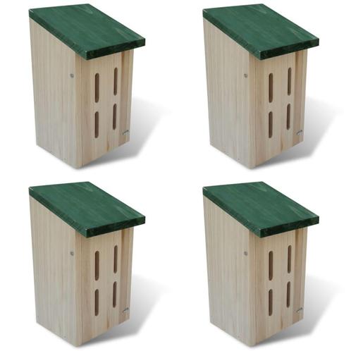 vidaXL Vlinderkast 14 x 15 x 22 cm (set van 4), Jardin & Terrasse, Maisons & Bains d'oiseaux, Envoi