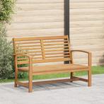 vidaXL Tuinbank Bruin 110 x 64 x 76.5 cm Massief teakhout, Tuin en Terras, Tuinsets en Loungesets, Verzenden, Nieuw