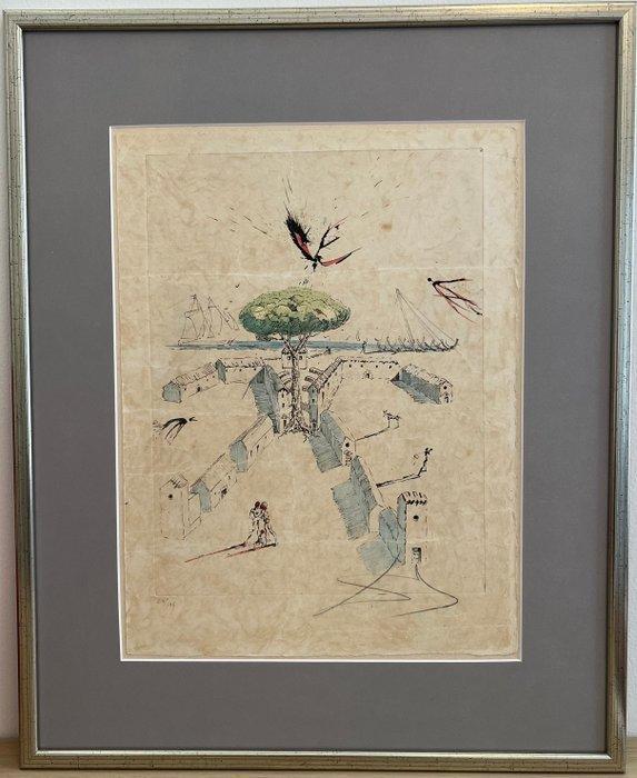 Salvador Dali (1904-1989) - Les Neuf Portes de ton Corps, Antiek en Kunst, Antiek | Overige Antiek