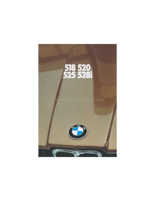 1981 BMW 5 SERIE BROCHURE NEDERLANDS, Boeken, Auto's | Folders en Tijdschriften