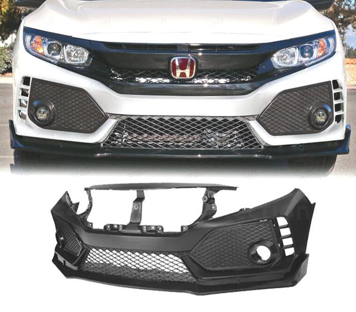 Pare Chocs Avant Pour Honda Civic 16- Look Type R, Auto-onderdelen, Carrosserie, Verzenden