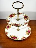 Royal Albert - Taartstandaard - Been - 2-laags taartschaal, Antiek en Kunst