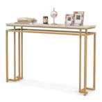 2dekans | Gouden Consoletafel Moderne 120 cm Consoletafel, Ophalen of Verzenden, Nieuw