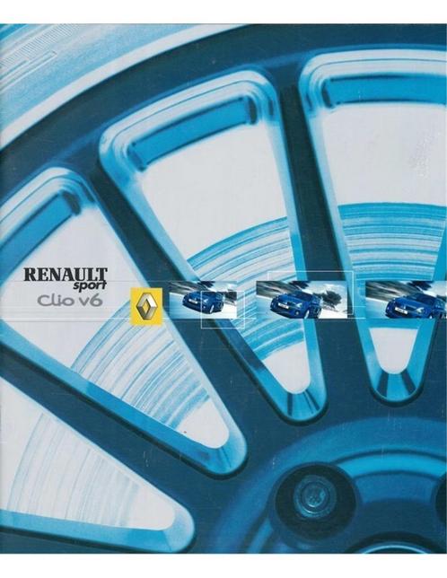 2003 RENAULT CLIO V6 BROCHURE DUITS, Livres, Autos | Brochures & Magazines, Enlèvement ou Envoi