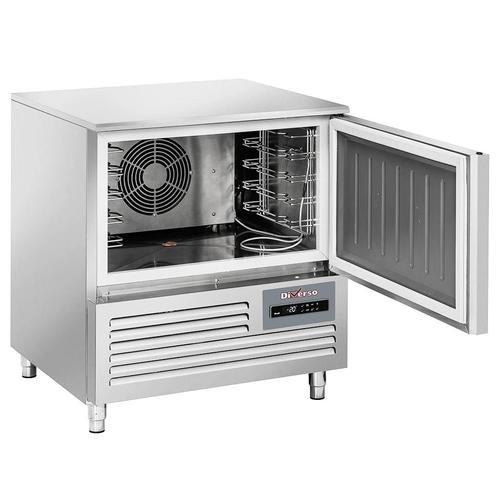 Blastchiller | 5 Niveaus (EN/GN) | Max. 15kg (Koelen) /, Zakelijke goederen, Horeca | Keukenapparatuur, Nieuw in verpakking, Verzenden