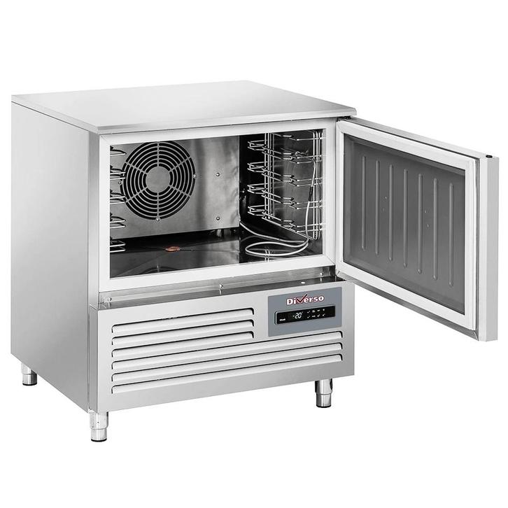 Blastchiller | 5 Niveaus (EN/GN) | Max. 15kg (Koelen) /, Zakelijke goederen, Horeca | Keukenapparatuur, Nieuw in verpakking, Verzenden