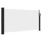 Uittrekbaar Windscherm Wit - 40% Korting! - OP = OP, Staal, Verzenden, 100 tot 150 cm, Nieuw