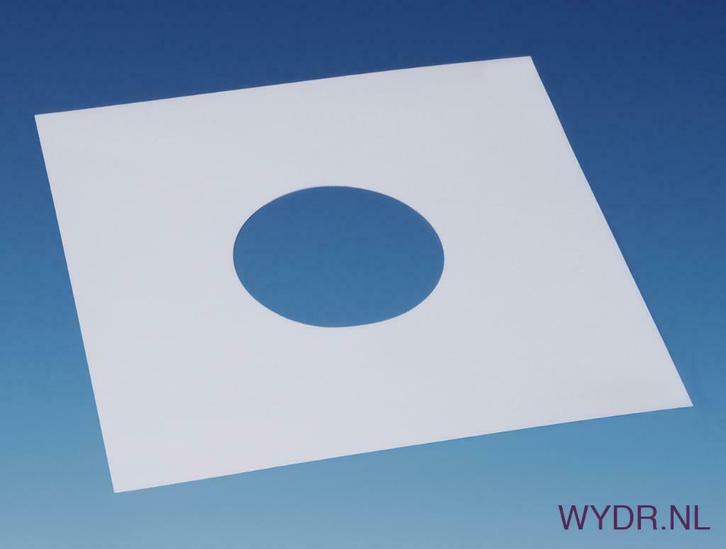 50x 10 Inch Binnenhoezen, wit - Hoezen Bakelieten Platen, Cd's en Dvd's, Vinyl | Nederlandstalig, Nieuw in verpakking, Verzenden